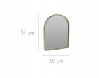 Vilde Gold sienas spogulis 18x24 cm