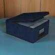 Lumarko auduma konteiners 50x40x25cm zils 8004226340027