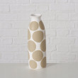 Boltze Wazon ceramiczny w graficzny wzór
