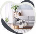 Home Styling Collection Sienas pulkstenis. minimālisma