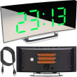 Retoo ELEKTRONISKS LED PULKSTENIS. STĀVĀJĀS SPOGUĻA