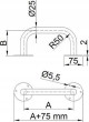 UP-3 CORRADOMED TAISNAIS ROKTURIS. BALTS 300MM