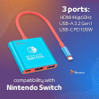 Reagle Adapter, Przejściówka, Hub USB-C 3w1