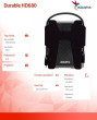 Ārējais HDD ADATA HD680 2TB melns
