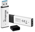 Pendrive MediaRange MR1905-1 1TB Czarny, Srebrny