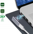 4smarts USB-C USB adapteris magnētiskais sudrabs