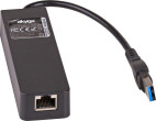HUB USB Akyga 1x RJ-45 3x