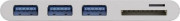 HUB USB Goobay 1x SD microSD