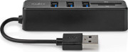 Nedis USB HUB CCGB60250BK01 centrmezgli un