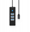 HUB USB Orico PW3UR25-C3 4-portowy 3x