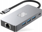 Tech-Protec HB05 Hub adapteris tips-C USB2