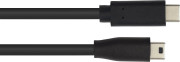 Alcasa USB-C-MicroUSB kabelis 3 m melns
