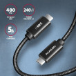Axagon USB-C — USB-C USB kabelis
