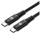 Celly USB kabelis USB-C USBCUSBC100WBK Melns