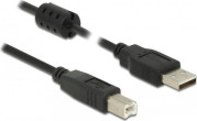 Delock USB kabelis USB-A — melns