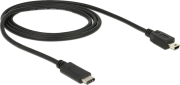 Delock USB kabelis USB-C — melns