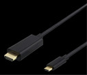 Kabel USB Deltaco USB-C - HDMI