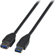 EFB USB kabelis USB-A — melns