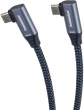 PremiumCord USB-C USB kabelis 2x izliekts