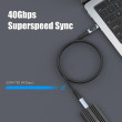 USB USB-C Cable-USB-C 1 M Black