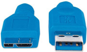 Techly USB-A — micro-B USB kabelis