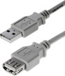 USB USB-USB-A Cable-USB-A 3 m pelēks