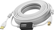 USB Vision USB-A-USB-B kabelis 15 m
