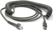 Zebra USB-A — melns (CBA-U29-C15ZBR) [Kabel