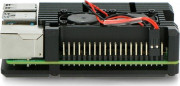 JustPi futrālis ar diviem ventilatoriem Raspberry