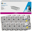 G&G 20101 marķēšanas lentes Melns uz