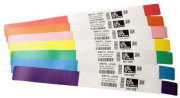Zebra Wristband, Polypropylene, 1x10in (25.4x254mm)