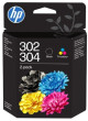HP 302/304 tintes kasetnes melns un