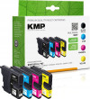 KMP Ink MULTIPACK B65V 4er-Pack Schwarz