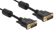 Delock DVI-D uz kabelis 1m melns