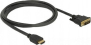 Delock HDMI kabelis — DVI-D melns