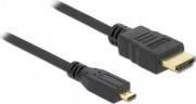 Delock HDMI Micro — kabelis melns