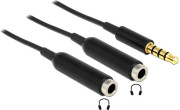 Kabelis Delock ligzda melna (65575) [Kabel