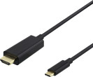 Deltaco USB-C HDMI kabelis laidas DELTACO