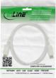 InLine DisplayPort kabelis 5 m balts