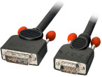 Lindy DVI-A-D-Sub (VGA) kabelis 2m melns