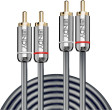Lindy RCA (Cinch) x2 kabelis 1m