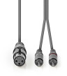 Kabel Nedis XLR - RCA (Cinch)