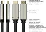 Kabel PYTHON DisplayPort 1.4 na