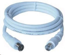 PremiumCord antenas kabelis balts (ktmf20) [Kabel