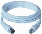 PremiumCord antenas kabelis balts (ktmf02) [Kabel