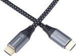 PremiumCord HDMI — HDMI kabelis pelēks