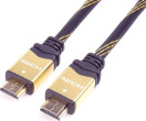 Kabelis PremiumCord HDMI 2m gold (kphdm2q2)