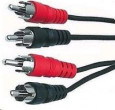 Kabel PremiumCord RCA czarny (kjackcmm2-10) [Cinch