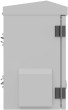 Szafa Lanberg RACK wisząca 10" hermetyczna