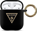 Guess aizsargmaciņš GUACA2LSTLBK silikona trīsstūra logotips